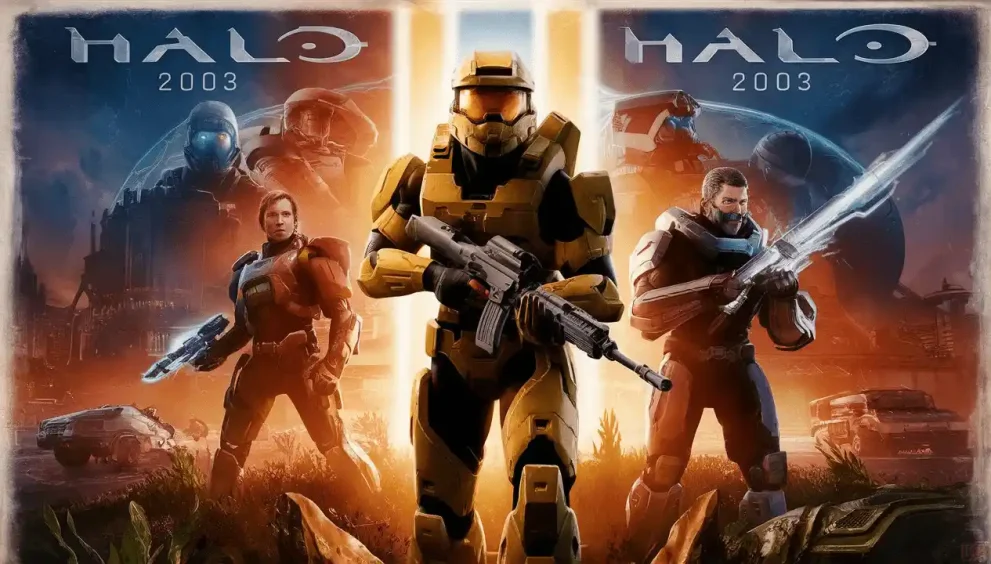 Halo (2003) game icons and banners