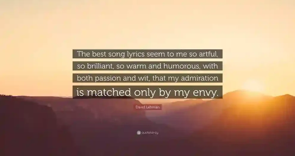 Quote Song Lyrics