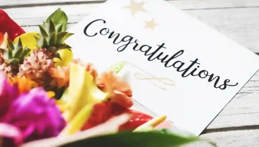 Congratulations