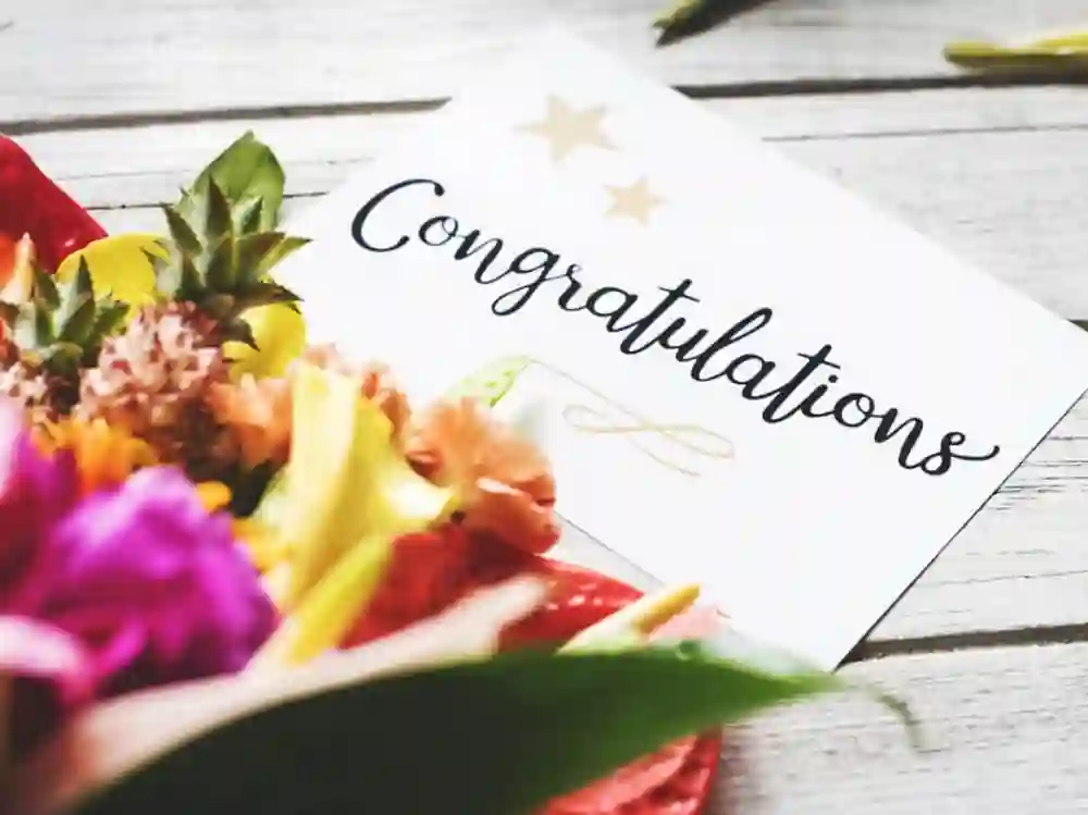 Congratulations